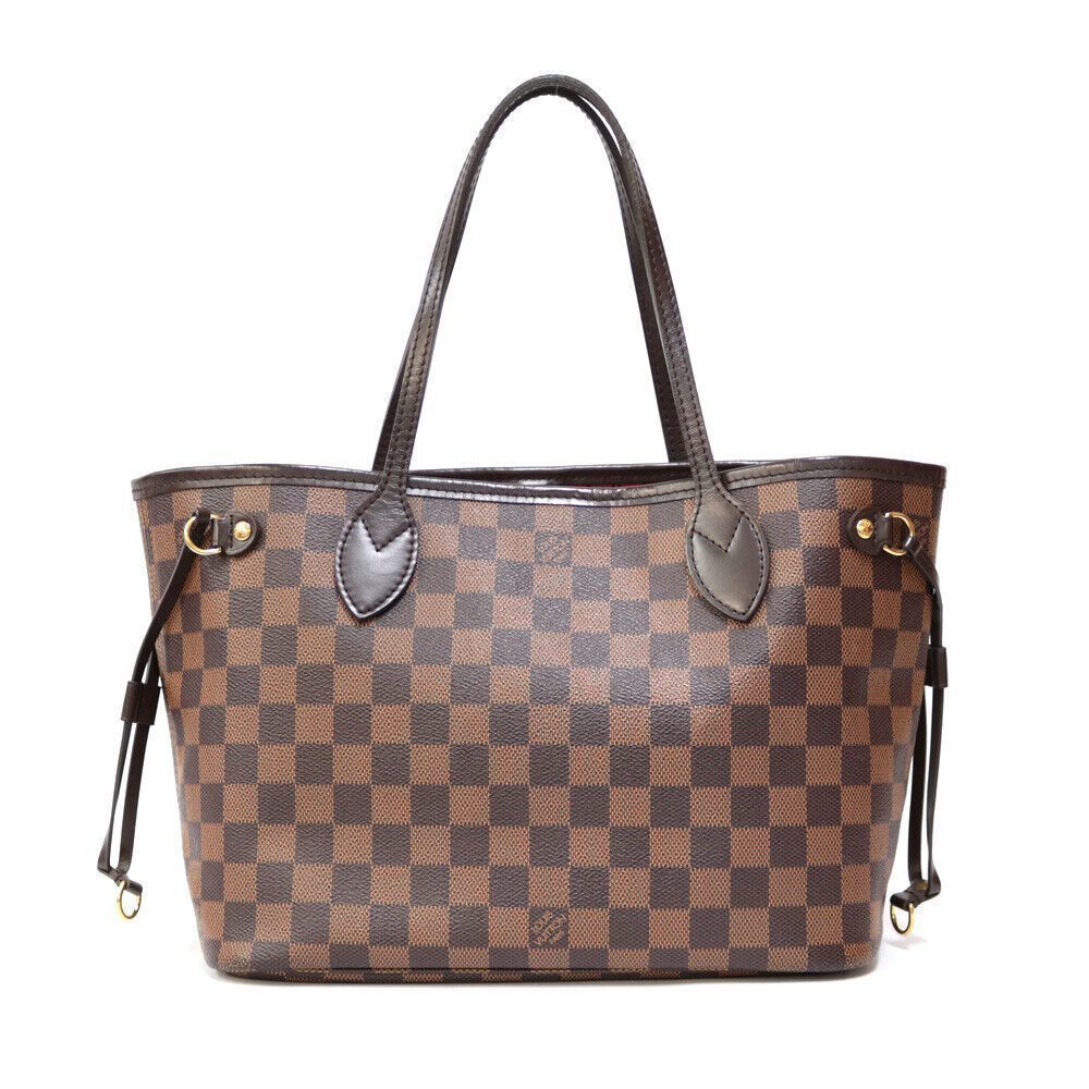 LOUIS VUITTON Never full PM Shoulder Bag Damier canvas Damier